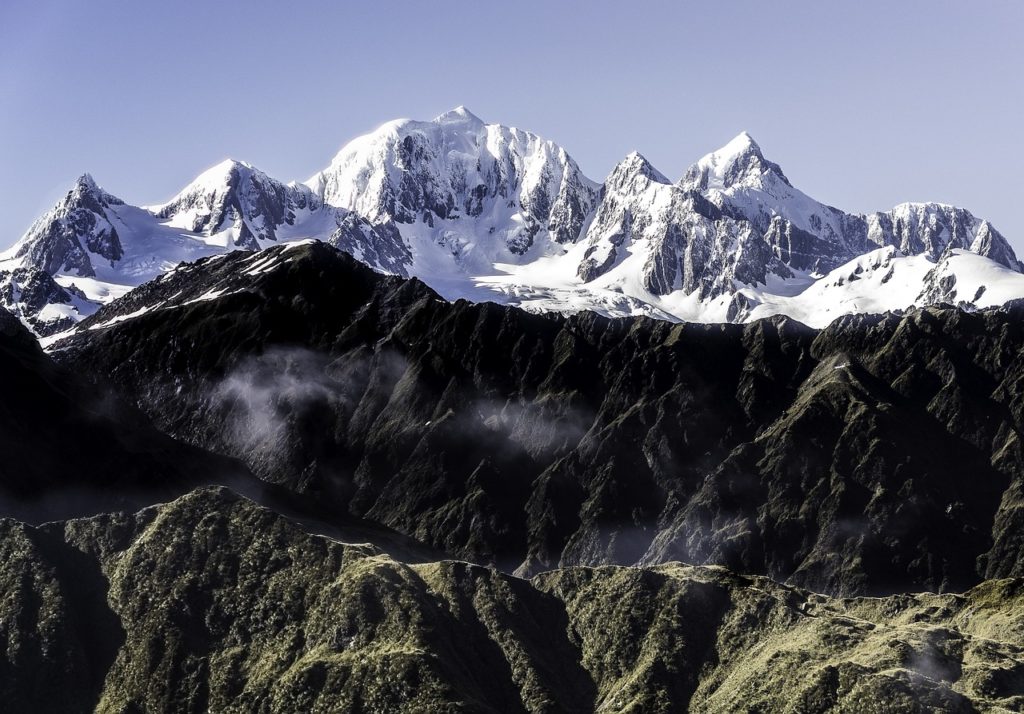 mountains, new, zealand